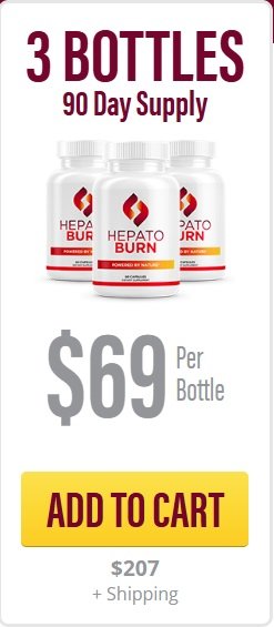 Hepatoburn Supplements 3 Bottles